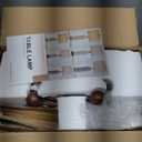 OYEARS 22.5" Table Lamp for Living Room,Retro Farmhouse Lamps for Nightstands Boho Bedroom Lamps Set of 2,with USB A+C Charging Ports,Beige and Brown