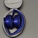 TUINYO Bluetooth Headphones Wireless, Over Ear Stereo Wireless Headset 40H Playtime with deep bass, Soft Memory-Protein Earmuffs, Built-in Mic Wired Mode PC/Cell Phones/TV-Dark Blue