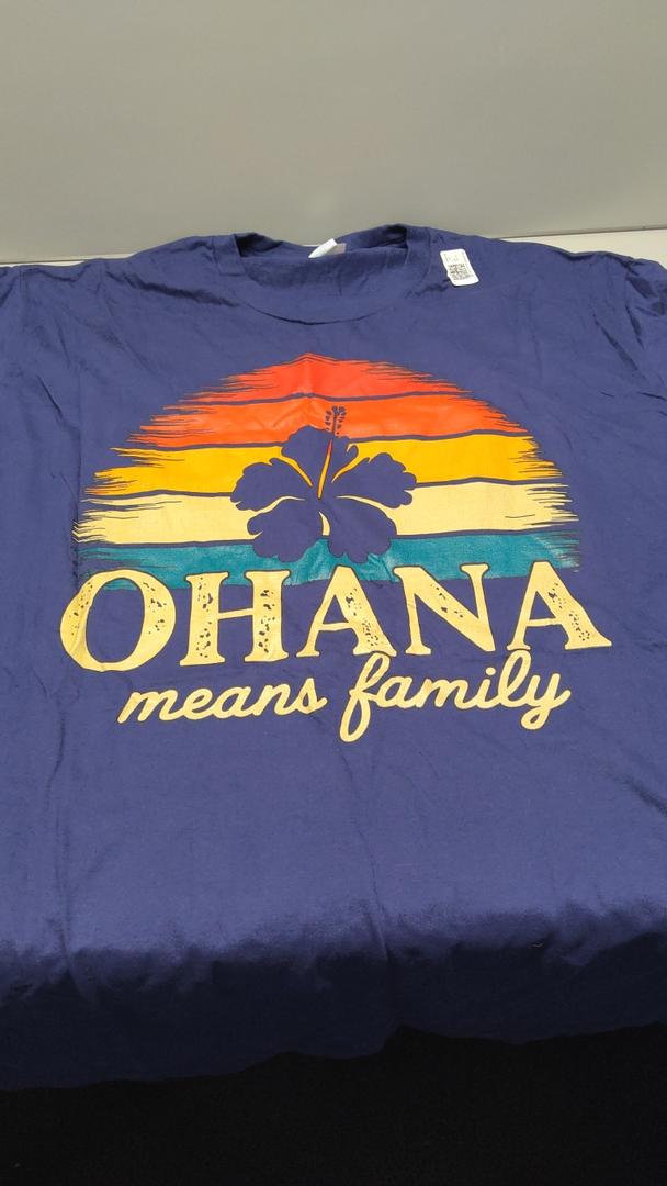 Ohana means Family Hawaii Summer Vacation Holiday T-Shirt, 3X