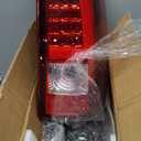 Tail Lights Compatible with 2003 2004 2005 2006 Silverado 1500 2500 3500 Red Tube Rear Light Tail Lamps Driver & Passenger GM2800174 GM2801174