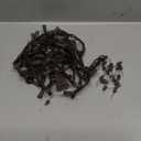 Vigdur 2 Packs 13ft 50 Clear Outdoor String Lights on Brown Wire Cord, UL Approved Connectable Outdoor Lights for Xmas Patio Home Party Garden Decor(Brown)