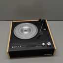 Victrola Eastwood  Bluetooth Record Player  3-Speed Turntable, Premium MM Cartridge, Vinyl Stream for Wireless Streaming, Removable Dust Cover, Built-in Speakers (Bamboo)