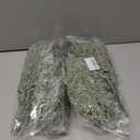 2 x Set of 24 Christmas Artificial Pine Branches 12.6" Faux Plants Evergreen Cedar Picks Fake Pine Needles Leaves Sprigs Winter Greenery Stems for Xmas Tree DIY Wreath Garland Holiday Accessories (Snow)