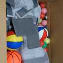 Baby playpen, 79"x71"Baby Playpen with Mat IndoorOutdoor Playpen for Babies and Toddlers with Breathable Play Pen with Ocean Balls Hanging Pocket Basketball Hoop (Gray)