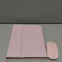 LAMA for iPad 9.7 inch Case with Keyboard and Mouse for iPad 9.7 inch 2018 (6th Gen)/ 2017 (5th Gen)/2016 iPad Pro/Air 2/1, Thin - Detachable - Wireless Keyboard Cover with Pencil Holder, Pink