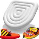 Soulchen Towable Tube Replacement Bladder Base or Backrest,1-4 Rider Model, Replacement Innertube for Boat Towable Tube Safety Speed Valve for Inflating Deflating,No Cover Included