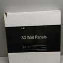 Art3d Slat Wall Panel, 3D Fluted Textured Panel 12-Tile 19.7 x 19.7in. - Black