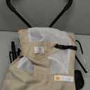 Bouncer Seat for Babies 0-12 Months, Baby Bouncer forBreathable and Comfortable Cushion, Three HeightAdjustments, Baby Rocker Portable Folding andDetachable, Ergonomic Baby Seat (Brown beige)