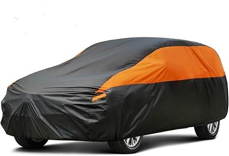UV Car Cover for Automobiles All Weather Waterproof, Universal Fit Toyota RAV4/4Runner, Honda CRV, Hyundai Santa Fe, Nissan Rogue, Subaru Outback, Kia Sorento etc.