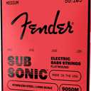 Fender 9050 Bass Strings, Stainless Steel Flatwound, 9050M .055-.105