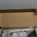 Pool Fountain for Above and Inground Pools, Upgraded Dual Spray Pool Waterfall with 9 Color LED Lights and 5 Modes, 360Adjustable Pool Sprinkler Fountain Pool Cooler Pool Accessories Pool Decor, Gray