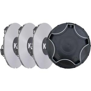 Silver Wheel Rim Center Cap Hub Cap 52960-2T300 Forkia Optima 2011-2015 4Pcs