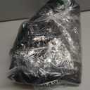 Vorspack Clear Backpack Heavy Duty - Extra Large Clear Bookbag Transparent Backpacks See Through Backpack for College Work Travel Festival - Black