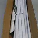 Foldable Drying Rack Clothing, 3-Tier Portable Clothes Drying Racks for Indoor & Outdoor, Anti-rust Compact Laundry Rack Collapsible, Compact Size, 15 lbs Max Load, White 28"D x 10"W x 35"H