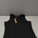 Womens Square Neck Ribbed Tank Tops Sleeveless Basic Tops Sexy Slim Fit Summer Clothes 2025 (Large, Black)