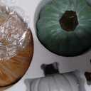 4 Pcs Stackable Resin Decorative Pumpkins Fall Outdoor Decor Fairytale