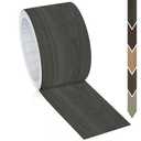 GSCIT Club Dark Walnut Wallpaper, 2.4 inch X 15ft Self Adhesive Wood Grain Repair Tape Dark Walnut Repair Patch for Tables, Chairs, Baseboards, Doors, Windows, Floors, Handicraft DIY.