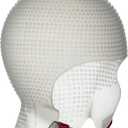 DOMPEL Sparta 2.4K Silicone Highlight Hair Cap, White | Perfect Highlights | 2,400 Strategically Positioned Holes | Curved Design for a Perfect Fit | Reusable