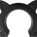 Fhiny Cat Door Interior Door, Back Friendly Kitten Doors Without Flap for Wall Durable and Easy to Install Adds Privacy Pet Door Up to 30 Lb Cute Pass Hole Corridor for Cats Doggies (XL: 8.5" Dia, Black)