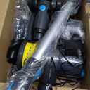 Hysinixs Cordless Vacuum Cleaner, Powerful Lightweight Stick Vacuum with SelfStanding, AntiTangle, 8in1 Rechargeable Vacuum Cleaners for Home, Hardwood Floors, Carpet, Pet Hair (Blue)