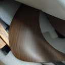 LEDIARY 20" Caged Low Profile Ceiling Fan with Light and Remote Black Gold