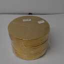 MANCHAP 15 PCS 12 Inch Cake Board Drums, Gold Flat Cake Drums, Corrugated Paper Board Golden Cake Boards Rounds for Cake, Pizza