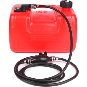 GAOMON 3 Gallon Portable Marine Tank,12 L Tanks Easy-to-Carry Replacement Fueling Tank with Line, I-Shaped Handle for Boats, Kayaks & Outboard Engines