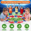 Mini Foosball Table Game for Kids, Portable Soccer Board Game with Scoreboard, Tabletop Indoor Football Sports Toy for 3 4 5 6 7 8-12 Year Old Boys Girls, Family Party Christmas Birthday Gift