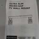 Ultra Slim TV Wall Mount for 37 to 86 inch Flat& Frame TV, Max 165 lbs, 0.37'' Low Profile Wall Mount, VESA 200 x 200-600 x 400 mm