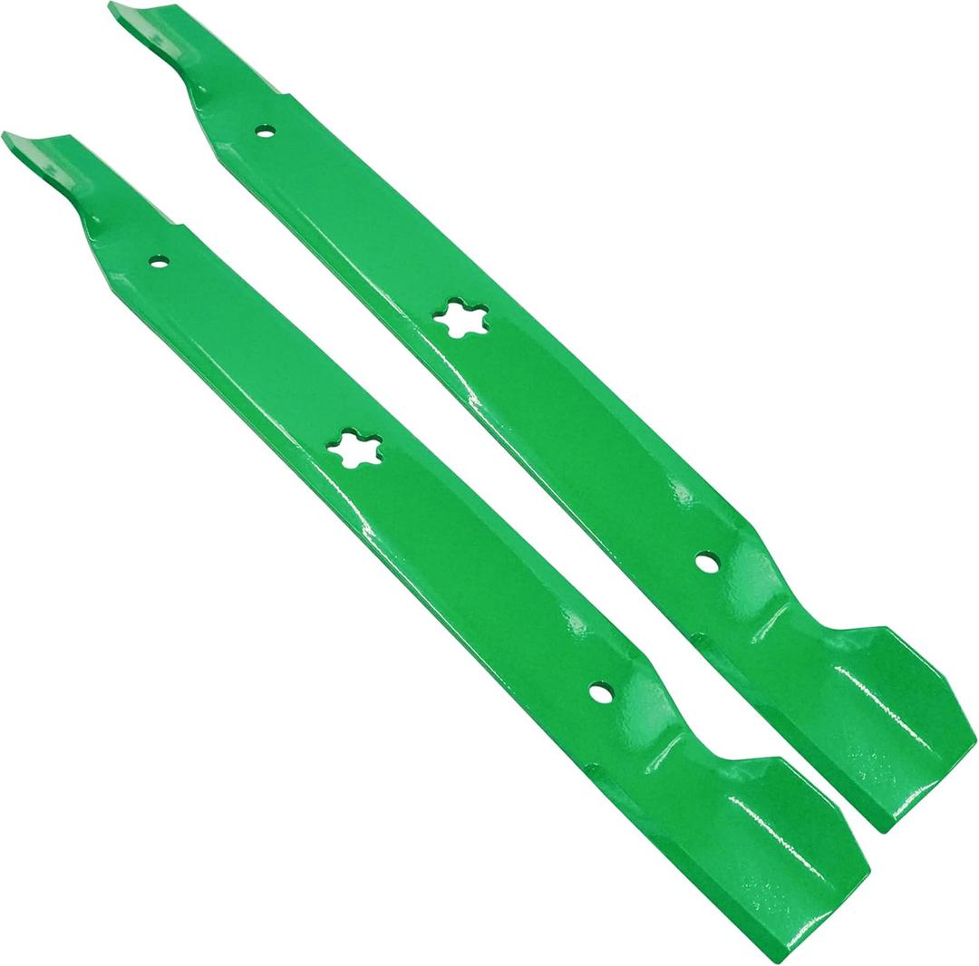 Caltric 2 Set Lawn Mower 42" Blade Compatible with Husqvarna Yth18542 Yth20B42T Yth20F42T