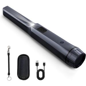 SUNPOW Metal Detector Pinpointer Rechargeable  800mAh Battery for 15H Use  IP68 Fully Waterproof Handheld Wand  High Sensitivity 360 Detection  Treasure Hunting Tool for Adults & Kids  NXGD02