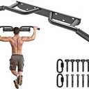 Kipika Heavy Duty Wall Mounted Doorway Pull Up Bar, Multifunctional Chin Up Bar, Portable Fitness Door Bar, Body Workout Home Gym System