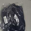 Long Black Formal Dresses for Women Gowns Evening Party Cocktail Dress,Split Elegant V Neck Wrap Ruffle Wedding Guest Dresses (Large)