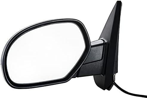 ZAPOSTS Side View Mirror Replacement Fit for 07-13 for Chevy Silverado 1500 2500 HD 3500 HD for GMC Sierra 1500 2500 HD for GMC Yukon/Yukon XL 1500 Power Heated Manual Folding Driver Side Mirror 