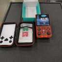 R36 Max Retro Gaming Console, Retro Handheld Console 4.0'' Screen Linux System, 64G TF Card, 4000mAh Rechargeable Portable Pocket Arcade, Red