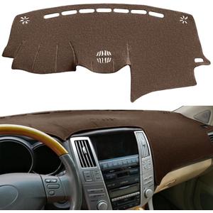 Dash Cover Mat Custom Fit for 2004-2006 Lexus RX330,2007-2009 RX350, 2006-2008 RX400h, Dashboard Cover Pad Carpet Protector (Dark Brown) F82