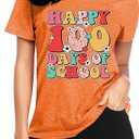 80s 90s Shirt for Women This is My 80's 90's Costume T-Shirt 80's 90's Vintage Music Party Short Sleeve Orange, M 