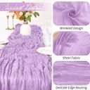 15 Pack Lavender Cheesecloth Table Runner 17 x 108 inch Cheese Cloth Table Runners 9ft Lavender Table Runner Rustic Romantic Sheer Gauze Runner for Wedding Party Baby Shower Table Decoration