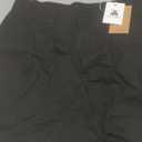 Allimy Womens 2026 Casual Summer Elastic Waist High Waist Pleated Button Zipped Shorts Wide Leg Trousers with Pockets (Medium, Black)