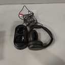 Swiitech Wireless Headphones for TV Watching, TV Headphones with Transmitter Charging Base, Bluetooth V5.3, No Lip-Sync Delay, Clear Voice, Plug & Play, Comfortable, Gifts for Elderly/Seniors (Black)