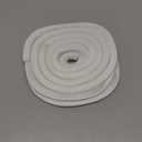 Bruiefpap 24.6FT Weather Stripping for Doors and Windows, Self-Adhesive Soundproofing Door Seal, Door Insulation for Sliding, Exterior, Frames and Front, 0.35'' Wide x 0.6'' Thick, White