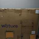 WOTURE Foldable Rollator Walker with Seat & Backrest  16 lb Ultra-Light Mobility Aid, 8" All-Terrain Wheels for Indoor/Outdoor Use, Adjustable Handles & Dual Brakes, Includes Storage Bag, Blue