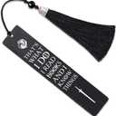 Hafhue That What I Do I Read Book And I Know Things Metal Bookmark with Tassels, Funny Lion Head Bookmark Gifts for Reader Librarian Book Lover Bookish Writer, Inspirational Gifts for Coworker Friends