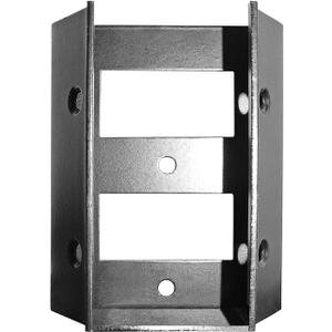 Nuvo Iron SDRC Stair/Deck 4 Pack with Screws Rail Connector, Black, for Standard 2x4 Rail