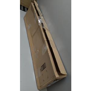 2 Pack Wire Shelving Garment Hanger Bar Wire Shelving Accessories Industrial Closet Clothes Rods for Home Retail Store(White,36 Inch)