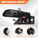 Passenger Side Outer Tail Light Assembly Compatible with Sienna LE XLE 2021 2022 Rear Brake Lamp Taillight TO2805160 8155008071 (Right)
