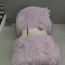 Chanasya Premium Solid Faux Long Fur Throw Blanket - Soft, Fuzzy Throw Blanket - for Bed or Couch - 60" x 70" - Orchid Tint