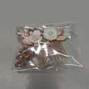 Missgrace Bridal Hair Accessories: Crystal Pearl Leaf Rhinestone Hair Comb, Gold Flower Side Clips for Brides and Women (Rose Gold Pink)