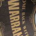 Come Back with a Warrant Doormat 30x17 Inch Funny Cute Welcome Mat Front Door Mat Outside Entrance with Non-Slip Rubber Backing Easy Cleaning Indoor Outdoor Use Housewarming Gift