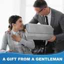 Foot Rest for Under Desk at Work, Foot Stool with Washable Cover, Comfortable Office Desk Accessories, Footrest with 3 Adjustable Heights, for Offices Gaming Chair, for Leg Support, Gray (Without Feet Warm Pocket)